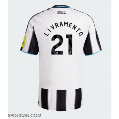 Muški Nogometni Dres Newcastle United Tino Livramento #21 Domaci 2025-26 Kratak Rukav Muški Nogometni Dres Newcastle United Tino Livramento #21 Domaci 2025-26 Kratak Rukav